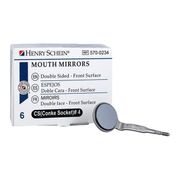 Dental Mirror Head Stainless Steel <br> Size 4 Cone Socket Front Surface 6/Bx <br> HS 570-0234
