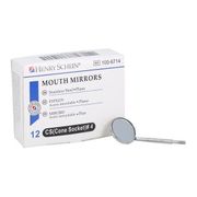 Dental Mirror Head Stainless Steel <br> Size 4 Cone Socket Plane 12/Bx <br> HS 100-6714