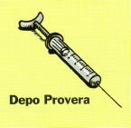 DEPO PROVERA  INJECTION <BR> 150 MG/ML , 1 ML  SYRINGE <BR> NDC # 00009-7376-04