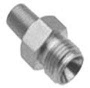 DISS Fitting Male to 1/8in NPT Male <br> w/ Check , each <br> Allied Health care 12-80-3111