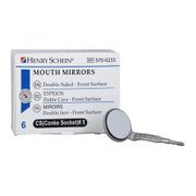 Double Sided Mirror Head Size 5 <br>Cone Socket Front Surface <br>Stainless Steel 6/Box <br> HS 570-0233