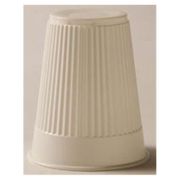 Drinking Cup Plastic <br>5 oz White Embossed 1000/Case<br> Tidi  9211
