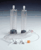 Dual Syringe Kit <br> Medrad Spectris Solaris <br> EP 2 Qwik-Fit Syringes (115 mL for saline and 65 mL for contrast),<br> a large and small spike, 96 Inch low-pressure <br>connector tubing with T-connector and checkbr. valve <br>All Medrad Spectris Solaris series MR injection systems<br> Bayer SSQK65115VS