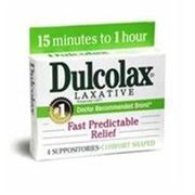 Dulcolax Stool Softener Suppository<br>  10mg 4/Bx<br> Boehringer Ingelheim Pharma - 3323607