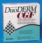 Duoderm CGF<br> Hydrocolloid Dressing<br> 4"x4" 5/Bx <br> Convatec 187660