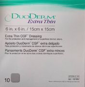  DuoDERM Extra Thin Dressing<br> 6"x6" 10/Bx  <br> Convatec 187957