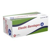 Elastic  Bandage 4"x4.5yd<br> Stretch Tan  Disposable 2 Clip Closure <br>10/Box , 5 Box/Case <br> Dynarex 3664
