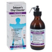 Ethyl Chloride Topical Spray <br> Fine Stream Bottle 3.9oz 4/Package<br> Gebauer 1389016-4PK