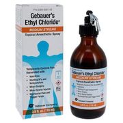 Ethyl Chloride Topical Spray <br> Medium Stream Bottle <br>3.9oz 4/Package <br> Gebauer 1385778-4PK