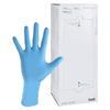 Exam Glove Micro-Touch Large Sterile Pair <br>Nitrile Extended Cuff Length Textured Fingertips<br> Blue Chemo Tested , 50 Pairs/Box , 4 Box/Case <br> Ansell 6034153