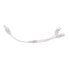FiveTen-K Microbore Bifurcated Extension Set <br>with 3 Clamps, Rotating Luer, 7" , 50/Pack <br> Vetone ECO168829