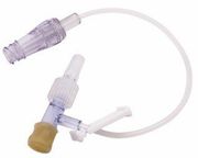 FiveTen-K Microbore T-Connector<br>  with Clamp, Luer Lock, 5" , 50/Case <br> Vetone ECO168811