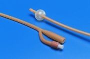 Foley Catheter Kenguard <br>2-Way Standard Tip 5 cc Balloon 28 Fr. <br>Silicone Oil Coated Latex , 10/Box <br> Cardinal 3575