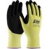 G-Tek Kevlar Seamless Gloves, <br> Yellow/Black, Small <br> Bunzl K1450/S