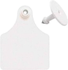 Global Maxi Female Ear Tag <br> with Button, Numbered 1-25, <br> White , 25/Pack  <br> Allflex  GXF025/GSM-W