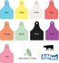 GLOBAL SMALL FEMALE <br> RED BLANK , 25/Pack <br> Allflex GSF-R