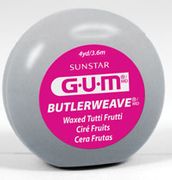  Gum Butlerweave <br> Dental Floss Tutti Frutti<br> 4yd 144/Bx <br> Sunstar 1415P