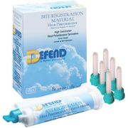 Hard Bite Registration, Fast Set, Unflavored. <br>2x50 mL cartridges + 6 teal mixing tips/pk, <br>10pk/bx, 4bx/cs <br> Mydent BR-9010