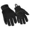 Hard Knuckle Flame Resistance<br>  Tactical Gloves X-Small Black , 1 Pair <br> Ansell 536-07