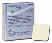 Hydrocolloid Dressing <br> DuoDERM Extra Thin <br>2 X 4 Inch Rectangle , 20/Box <br> Convatec187900 