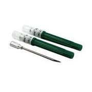 Ideal Hard Pack Aluminum Hub<br>  Hypodermic Needle, Green, <br>14g x 1.0" , 100/Box <br> Vetone 9400AL
