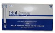 Ideal Hard Pack Luer Slip Syringe, <br> 12cc , 80/Box <br> Vetone 8883