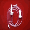 IV ADMINSTRATION SET 100" <BR> WITH FLOW CONTOLLER <BR> 2 NEEDLELESS INJECTION SITES , 50 / CASE<br> AMS-AFS208