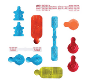 IVA Seals for Hospira's Large Bags & Add-Vantage <br> System, Orange, Bulk, , <br> 1000/ctn , 10 Pack/Case <br> Cardinal CP3004O	