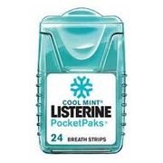 J&J LISTERINE POCKET PACKS<br> Breath Strips, Cool Mint,<br> 24/pk, 6 pk/cs <br> J&J 43365