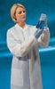 Lab Coat, SMS, Knit Collar/Cuffs, <br> Snap Front, Small, White, 25/cs <br> Cardinal 2310LC