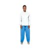 Lab Jacket, SMS, Disposable, <br>Knit Collar/Cuff, Snap Front, Pockets, <br>3X-Large, White, 25/cs <br> Cardinal 2304LJ