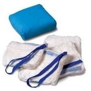 Laparotomy Sponges, X-Ray Detectable, <br>Pre-Washed, Loop with Plastic Ring,<br> 18" x 18", Sterile, 5/pk, 40 pk/cs <br> Cardinal 23250-402