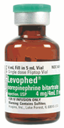LEVOPHED INJECTION <BR> 1MG / ML , 10 X 4ML <BR> NDC # 00409-3375-04