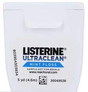 Listerine UltraClean Teflon Floss <br> Waxed 5 Yards Mint Patient Size <br>360/Case <br> LG-HH-523521800