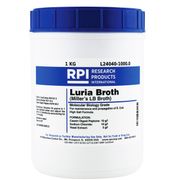 Luria Broth, High Salt Formula, <br>Powder [Miller's LB Broth], 1 Kilogram <br> RPI-L24040-1000.0