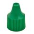 MEDICATION PLASTIC BOTTLES <BR> WITH DROPPER CAP .<BR> OVER CAPS , GREEN , 100/PACK