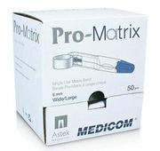 MEDICOM PRO-MATRIX BAND <br>Disposable, Wide, 6mm, 50/bx <br> Medicom 30010