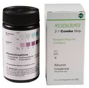 Microalbumin 2-1 Combo Strip<br>25 Strips/Bottle <br> Teco-URS-2M