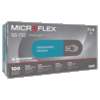 MICROFLEX MidKnight Touch <br> Nitrile Exam Gloves X-Small <br> Black Non-Sterile 100/Bx , 10 Box/Case <br> Ansell 93732060