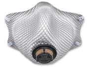 Moldex Respirator Mask with Exhale Valve, <br> Gray, Medium / Large , 10/Box <br> Agri-Pro 372400