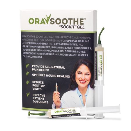 OraSoothe SockIt! Gel, 10g Syringe, 25/bx Septodont 01S0610