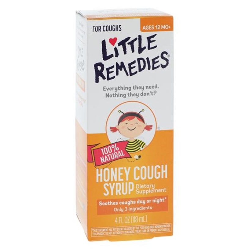 Little Remedies Children Cough Syrup Honey 4oz/Bottle, 24 BT/Case ...