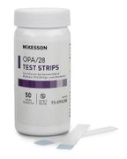 OPA Concentration Indicator  <br> OPA/28 Pad <br>50 Test Strips Bottle Single Use <br> MC 73-OPA28B