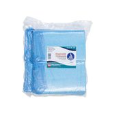 Underpad Incontinence Unisex  <br> 22 Gram Waterproof Non-Skid Backing  <br>17x24" High White/Blue 22 Gram <br>With Fluff Core Disposable 300/Case <br> Dynarex  1341