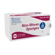 Sponge Gauze All-Gauze <br>100% Cotton 4x4" 4 Ply Highly Absorbent<br>White Non-Woven Non-Sterile <br>Not Made With Natural Rubber Latex<br> Disposable 2000/Case <br> Dynarex 3254