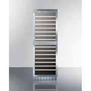 24" Wide Wine Cellar <br> Door Swing RHD , Glass <br> Summit SWC1875BCSS