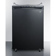 24" Wide Kegerator <br> Door Swing RHD , Black <br> Summit SBC635MNK