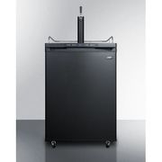 24" Wide Kegerator <br> Door Swing RHD , Black <br> Summit SBC635M