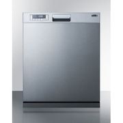 24" Wide Built-In Dishwasher, <br> ADA Compliant <br> Cabinet Unfinished <br> Summit DW2435SSADA