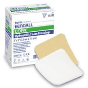 Foam Dressing Kendall <br>  3 X 3 Inch Without Border <br> Without Film Backing Nonadhesive <br> Square Sterile , 10/bx, 5 bx/cs  <br> Cardinal 55533	